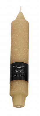 7" Timberline Collenette Natural Taper Candle