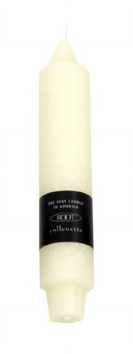 7" Timberline Collenette Ivory Taper Candle
