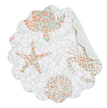 17" Round Grand Turks Placemat