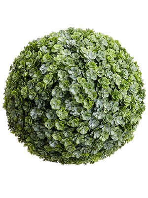 8" Faux Green Sedum Orb