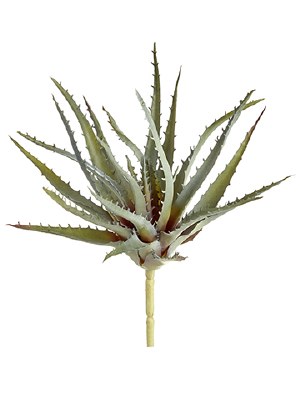 10" Faux Green and Gray Aloe
