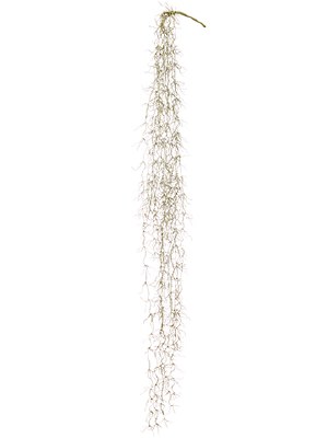 42" Faux Green and Gray Hanging Spanish Moss Spray