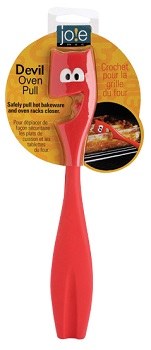 8" Red Joie Devil Oven Pull Stick