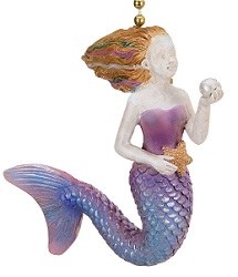 3" Seaside Mermaid Fan Pull