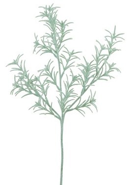 19" Faux Mint Green Rosemary Spray