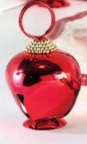 3" Red Bell Place Card Holder