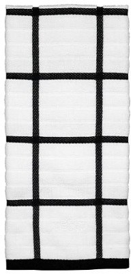 17" x 30 " All-Clad Checkered Black Kitchen Towel