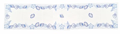 70" Coastal Shell Table Runner