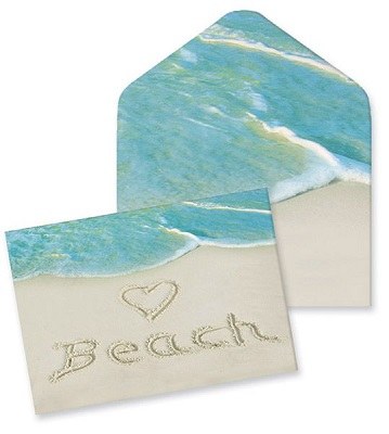 4" x 5" Box of 10 Beach Note Cards