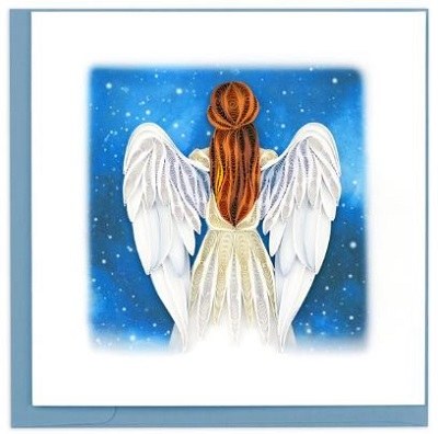 6" x 6" Quilling Angel Card