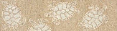 2 ft. x 5 ft. Neutral Turtles Rug