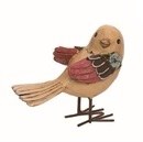 3" Yellow Bird With Flower