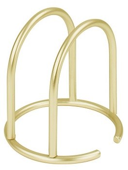 6" Gold Arched Euro Napkin Holder