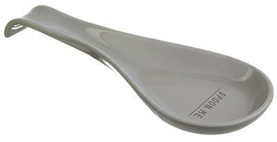 11" Taupe Melamine Spoon Rest