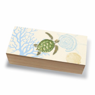 Sea Turtle Wood Box