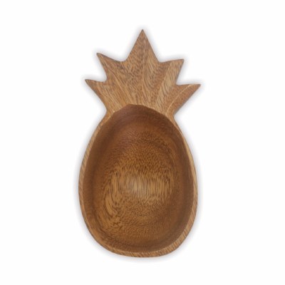 5" Wooden Pineapple Bowl