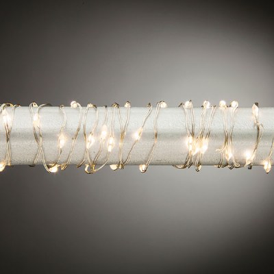 10' LED Solar 60 Warm White Light String