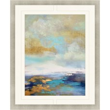 33" x 27" Iridescent Horizon Framed