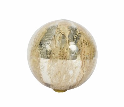 5" Blush On Silver Angelic Orb