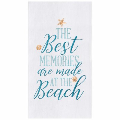 27" x 18" Best Memories Beach Kitchen Towel