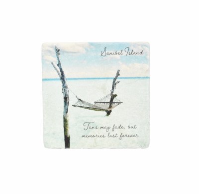 2" Square Sanibel Tans Fade Magnet