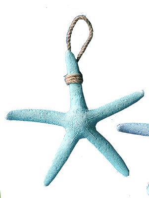 10" Green Starfish Plaque