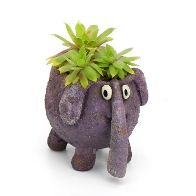 4" Bobo The Elephant Planter