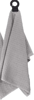Gray Titanium Hook and Hang Kitchen Towel