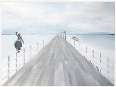 50" x 60" Pier 2 Framed Canvas