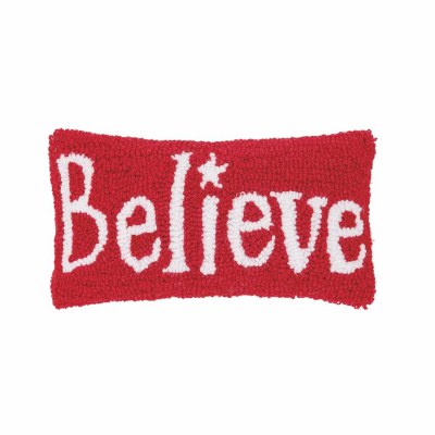 6" x 11" Rectangle Believe Pillow