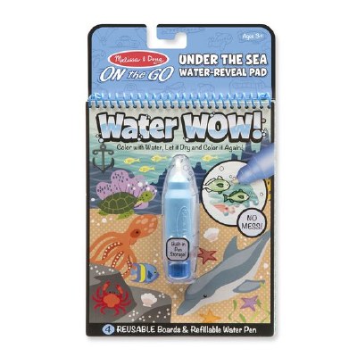 6" x 10" Under Sea Water Wow Coloring Set