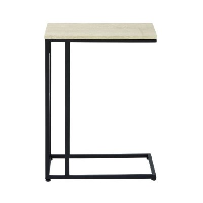 19" Beige Top With Black Legs "C" Table