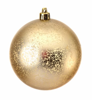 Box of 6 3" Champagne Matte Ball Ornament