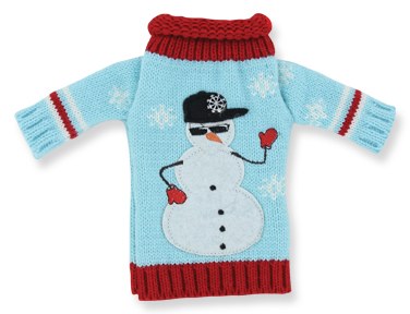 Snowman Sweater Bottle Cover
