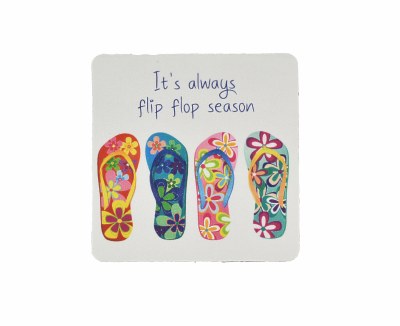 Always Flip Flop Season Coaster
