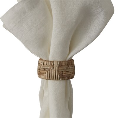 2" Natural Rattan Woven Napkin Ring