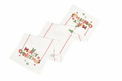 72" Merry Christmas Table Runner