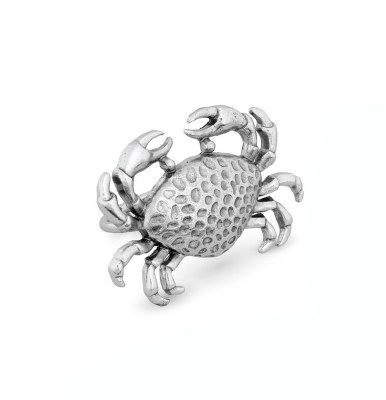 2.75" Silver Crab Napkin Ring