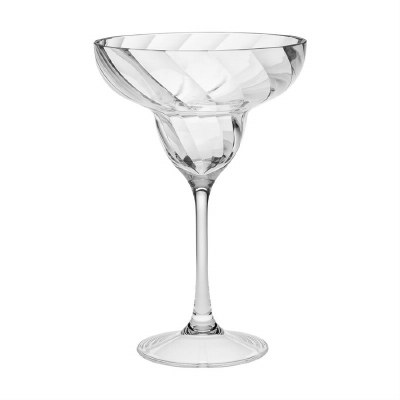 10 Oz Clear Spiral Margarita Glass