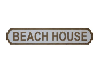 8" x 42" Meal Beach House Wall Plaque