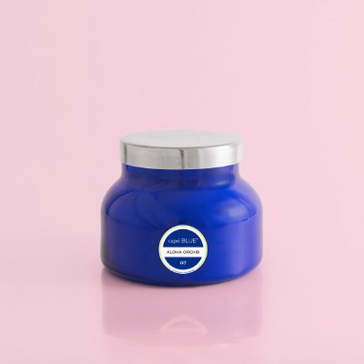 19 Oz Aloha Orchid Blue Jar Candle