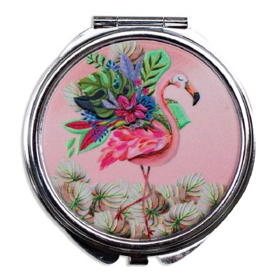 4" Flamingo Pill Box
