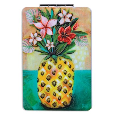 4" Pineapple Compact Mirror