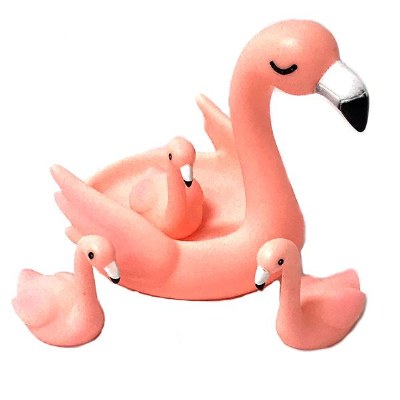 Set of 4 Flamingo Bath Toys