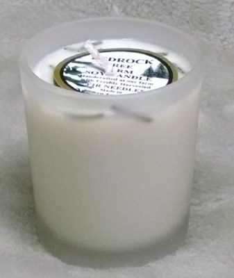 2 Oz Natural Fir Needle Votive Glass Candle