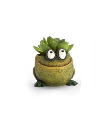 2.5" Green Baby Frog Planter