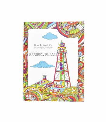 Sanibel Island Doodle Life Coloring Book