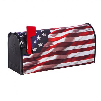 18" x 21" America In Motion Flag Mailbox Cover