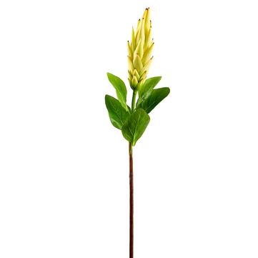 37" Faux Yellow Torch Protea