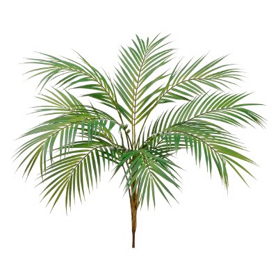 38" Faux Green Areca Palm